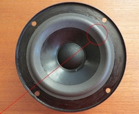 Foam surround for JBL A0904A midrange