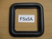 Foamrand van 5 x 5 inch, voor een conusmaat van 9,7 cm