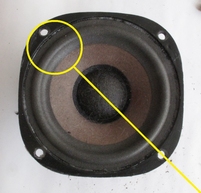 Foamrand voor Elipson 1401 woofer (4 inch)