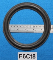 Foamrand van 6 inch, voor een conusmaat van 12,3 cm (F6Ct8)