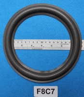 Foamrand van 8 inch, voor een conusmaat van 15,6 cm (F8C7)