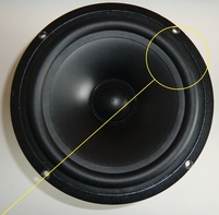 Rubber surround for Vifa 17WP200  woofer