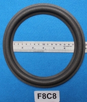 Foamrand van 8 inch, voor een conusmaat van 16 cm (F8C8)