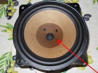 Dustcap for RFT Fieldcoil woofer