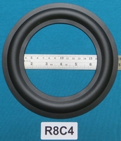 Rubber rand van 8 inch, voor een conusmaat van 14,2 cm