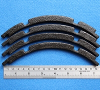 Gasket for 10 inch woofer, 4 pieces make one gasket
