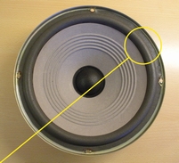 Foamrand voor Philips FB561 (Digital World Series) woofer