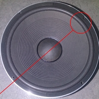 Foam surround for JBL L150 passive woofer