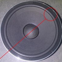 Foam surround for JBL CRPR300 passive woofer