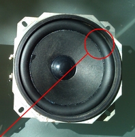 Foam ring (4 inch) for  JVC XS-C31E woofer