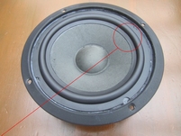 Rubber surround (6 inch) for Magnat Art. Nr. 310397 woofer