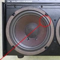 Schaumstoff Sicke für Gallien-Krueger MLE Tieftöner