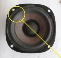 Foamrand voor SEAS 11F-M unit (4 inch)