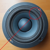 Foam surround for JBL LX2005 midrange