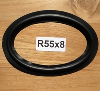 Rubber rand van 8 x 5,5 inch, voor een conusmaat van 16/10,1