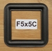 Foamrand van 5 x 5 inch, voor een conusmaat van 9,5 cm