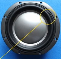 Rubber surround for B&W ZZ12920 woofer