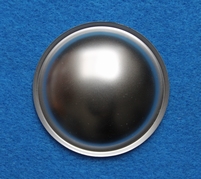 Silver colored dust-cap, made of plastic - several sizes