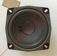 Foam ring for RCF L5P/02 midrange