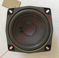 Foamrand voor RCF L5P/02 middentoner