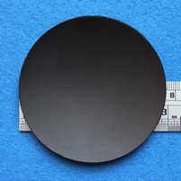 Plastic dust-cap, 74 mm, mounted inverted