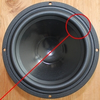 Rubber surround for Dali Evidence 370 woofer