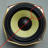 Rubber surround (6 inch) for B&W CWM500 woofer