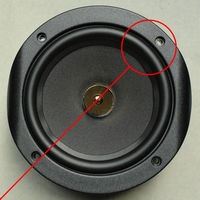 Rubber surround (5 inch) for Mission 71-LF525/CPF woofer