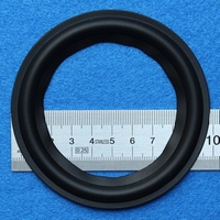 Rubber rand van 4 inch, voor een conusmaat van 7,5 cm (R4C11