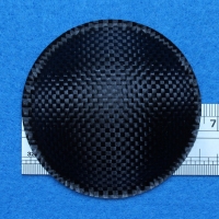 Staubschutz Kappe aus Papier, Diam. 64 Mm, Kevlar-Aussehen
