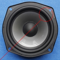 Rubber rand voor Infinity 332147-001 middentoner