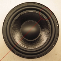 Rubber rand voor Chario Syntar SW1 woofer (8 inch)