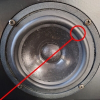 Rubber surround for Vifa M13SG-09-08 midrange