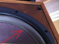 Foam surround to repair Acoustic Research AR8LS woofer