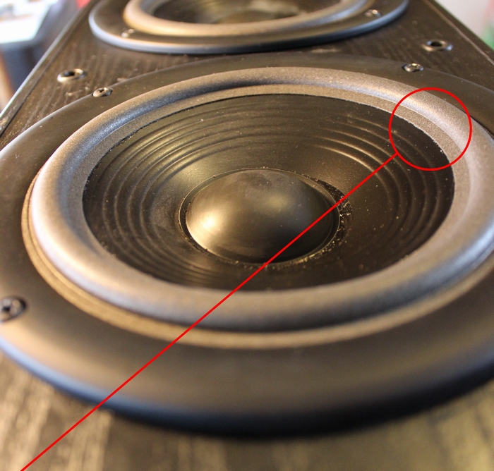 Foam ring (6 inch) for Infinity Reference 81 MKII woofer