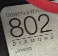 Typeplaatje B&W 802 Diamond