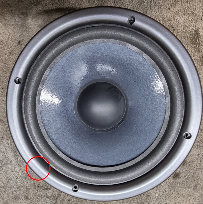 Gasket on Infinity Delta woofer