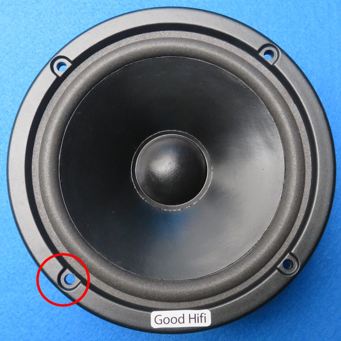 Gasket on JBL A0306 woofer