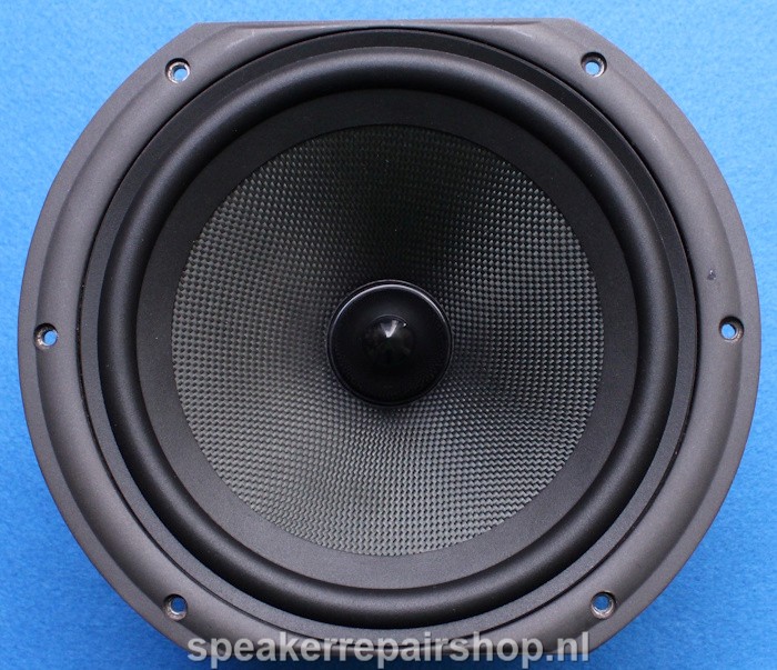 Wharfedale Diamond 9.6 (20153) midrange with a new rubber surround mounted.