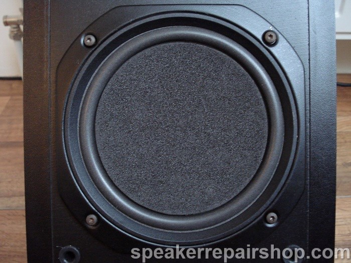 B&W CC6 S2 woofer (ZZ11681) with a new rubber surround mounted