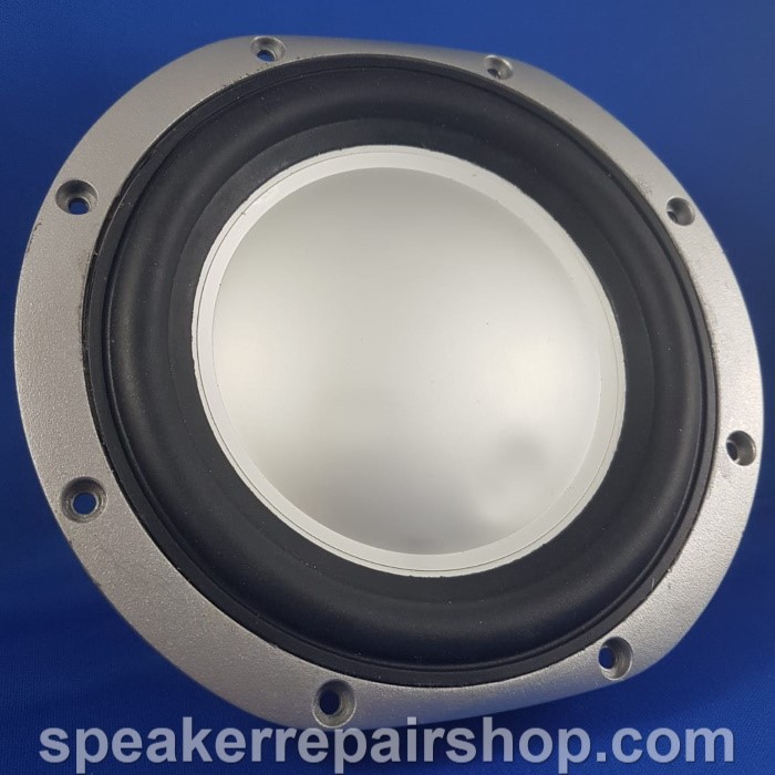B&W DM604 S3 woofer with new rubber surround mounted