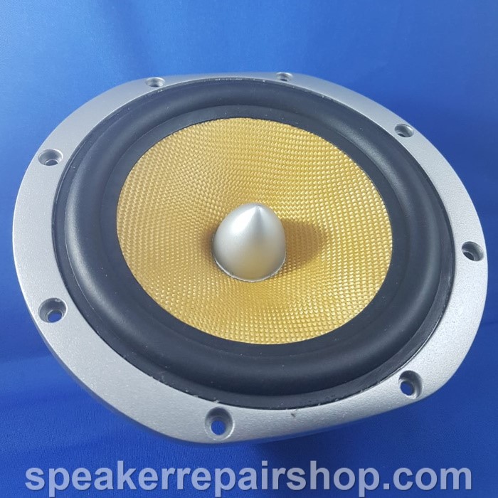 B&W DM603 S3 midrange with new rubber surround mounted