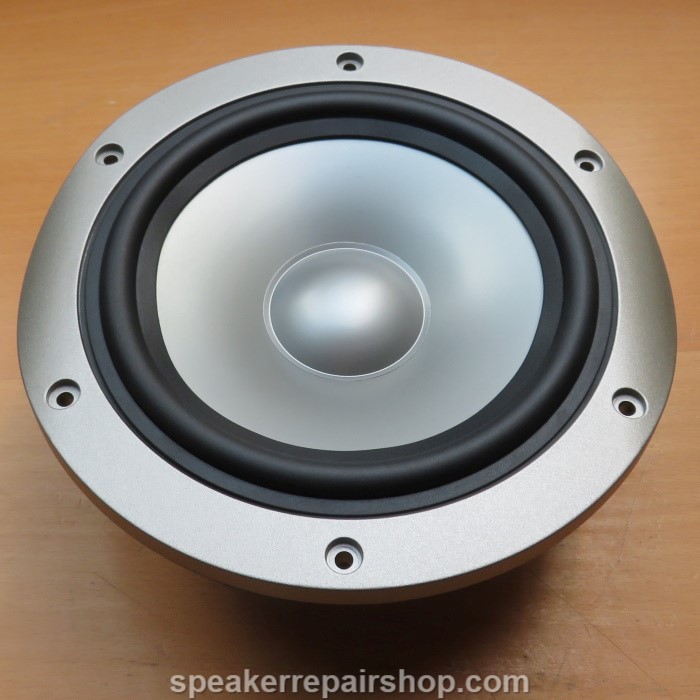 Infinity Alpha 20 / 30 woofer (9747213) with a new rubber surround mounted