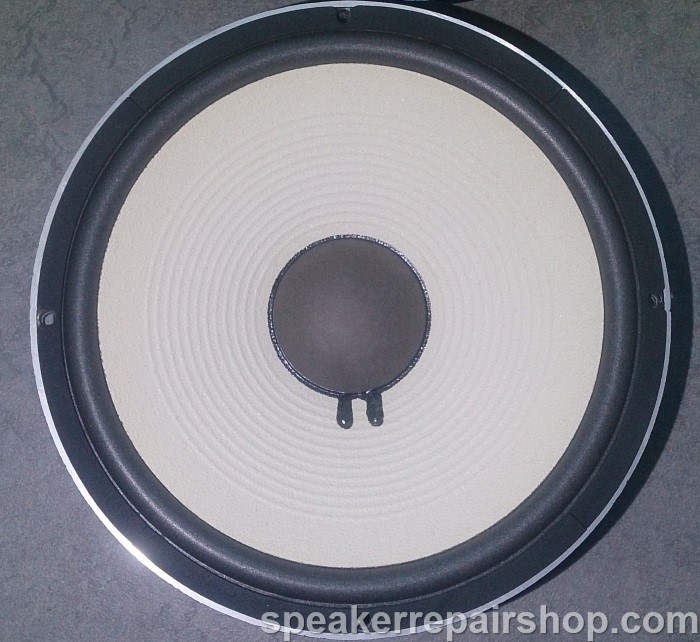 JBL MX1500 woofer with new foam surround and new dust-cap mounted