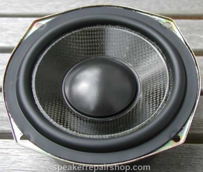 Revox Elegance woofer with a new rubber surround mounted