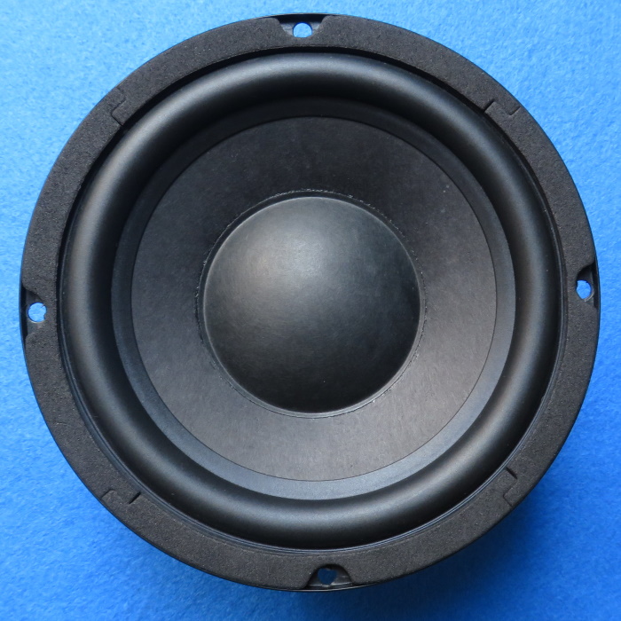 Speaker dust cap replacement - the woofer after we replaced the dust cap