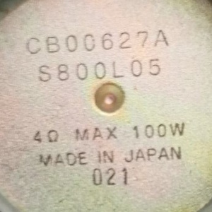 Nakamichi CB00627A S800L05 Tieftöner (Magneten)