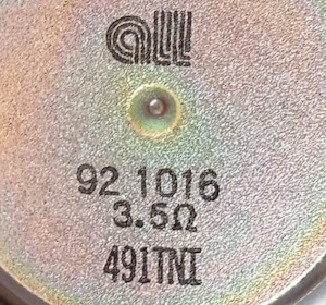 Quadral 5-Zoll-Treiber 92 1016 3,5 Ohm 491TNI auf dem Magneten